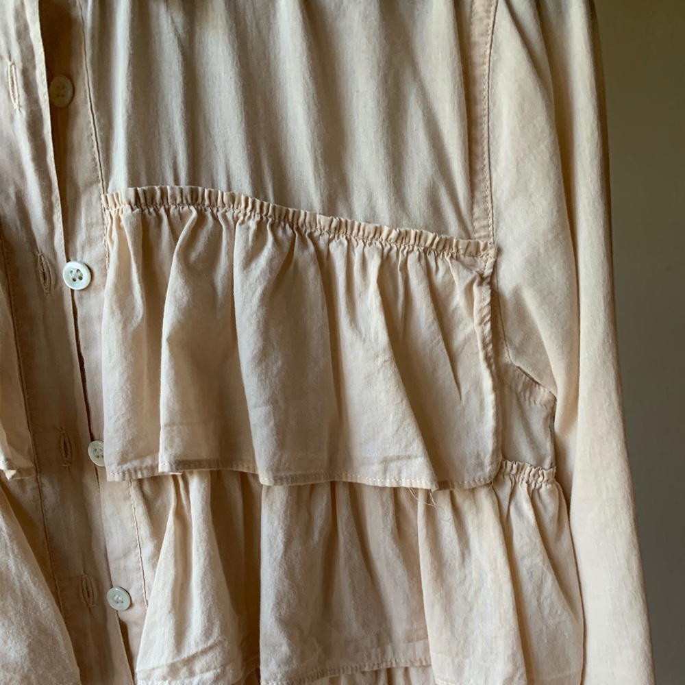 J. Crew Ruffled Cotton Tunic - Picture 5 of 8